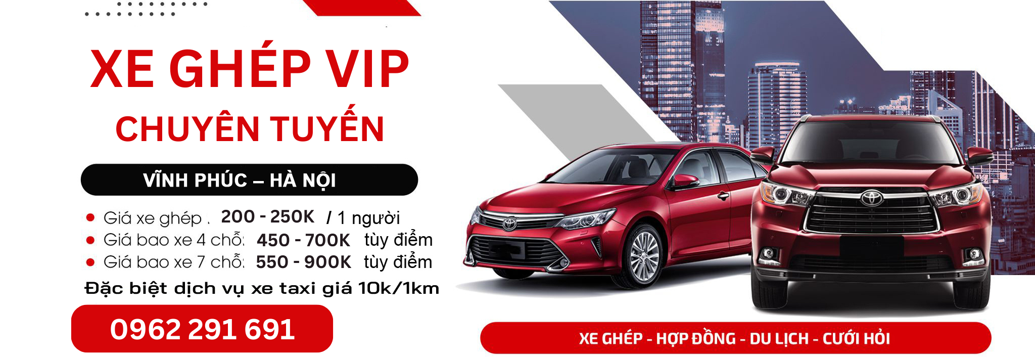 xe ghep vip